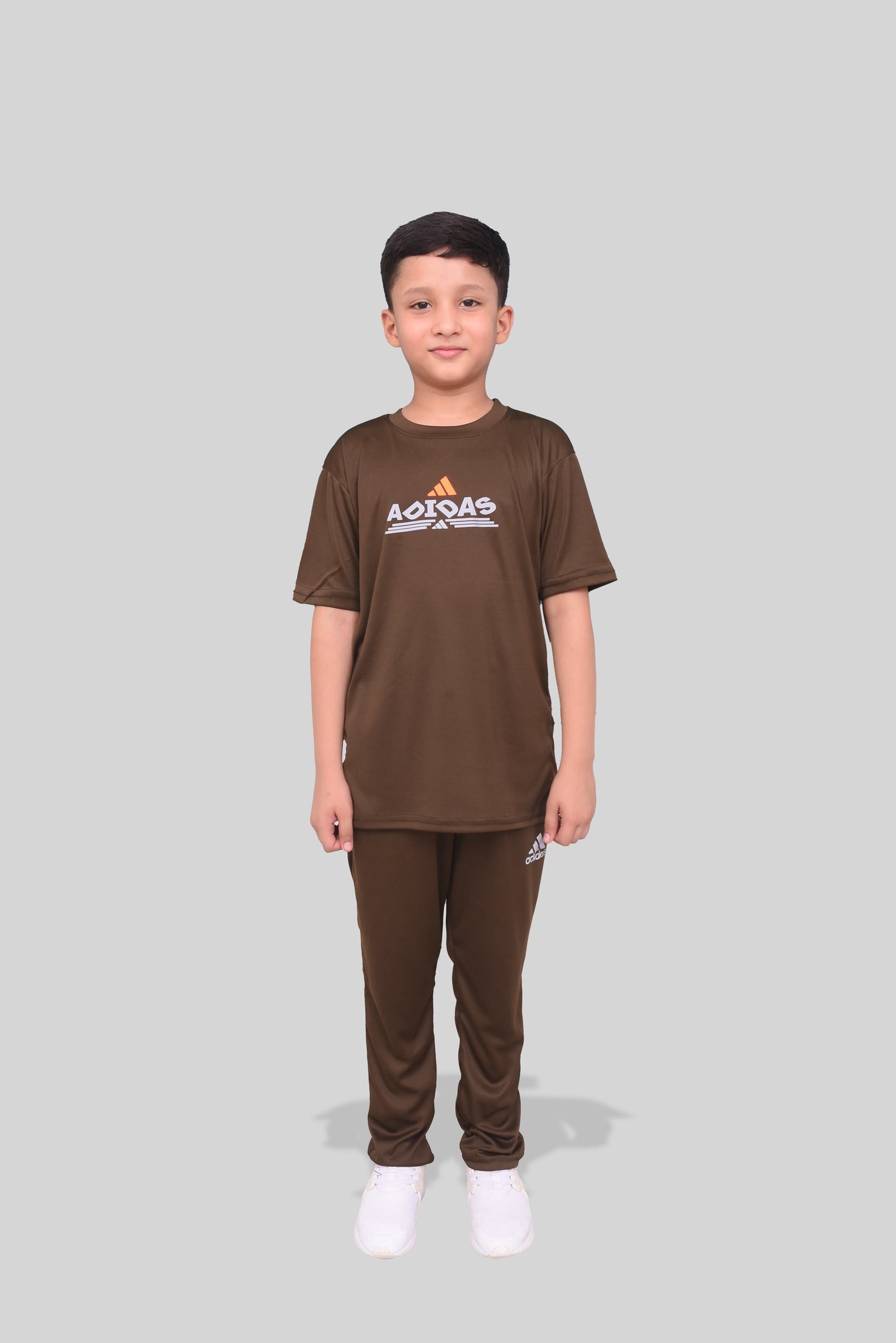 Adidas printed track Suit for Track Suit For Boys kids- Soft & Comfy Fabric Summer Printed TrackSuit