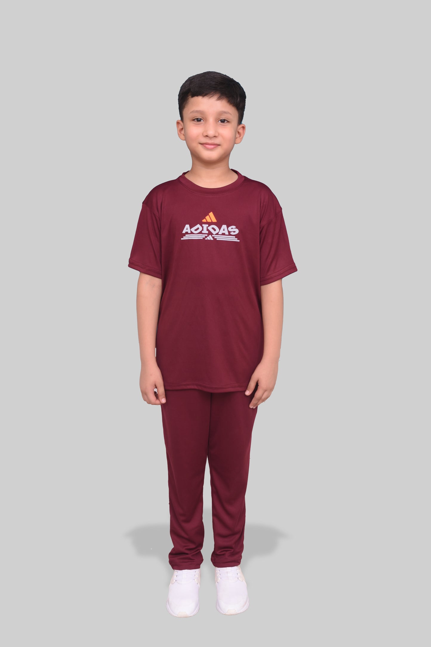 Adidas printed track Suit for Track Suit For Boys kids- Soft & Comfy Fabric Summer Printed TrackSuit