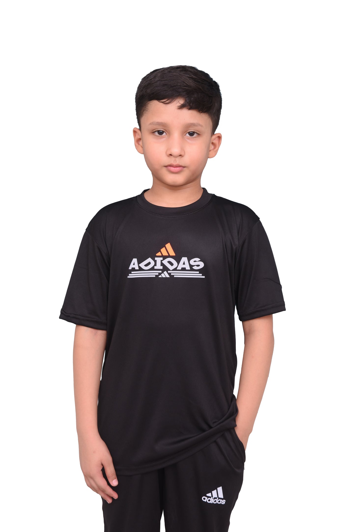 Adidas printed track Suit for Track Suit For Boys kids- Soft & Comfy Fabric Summer Printed TrackSuit